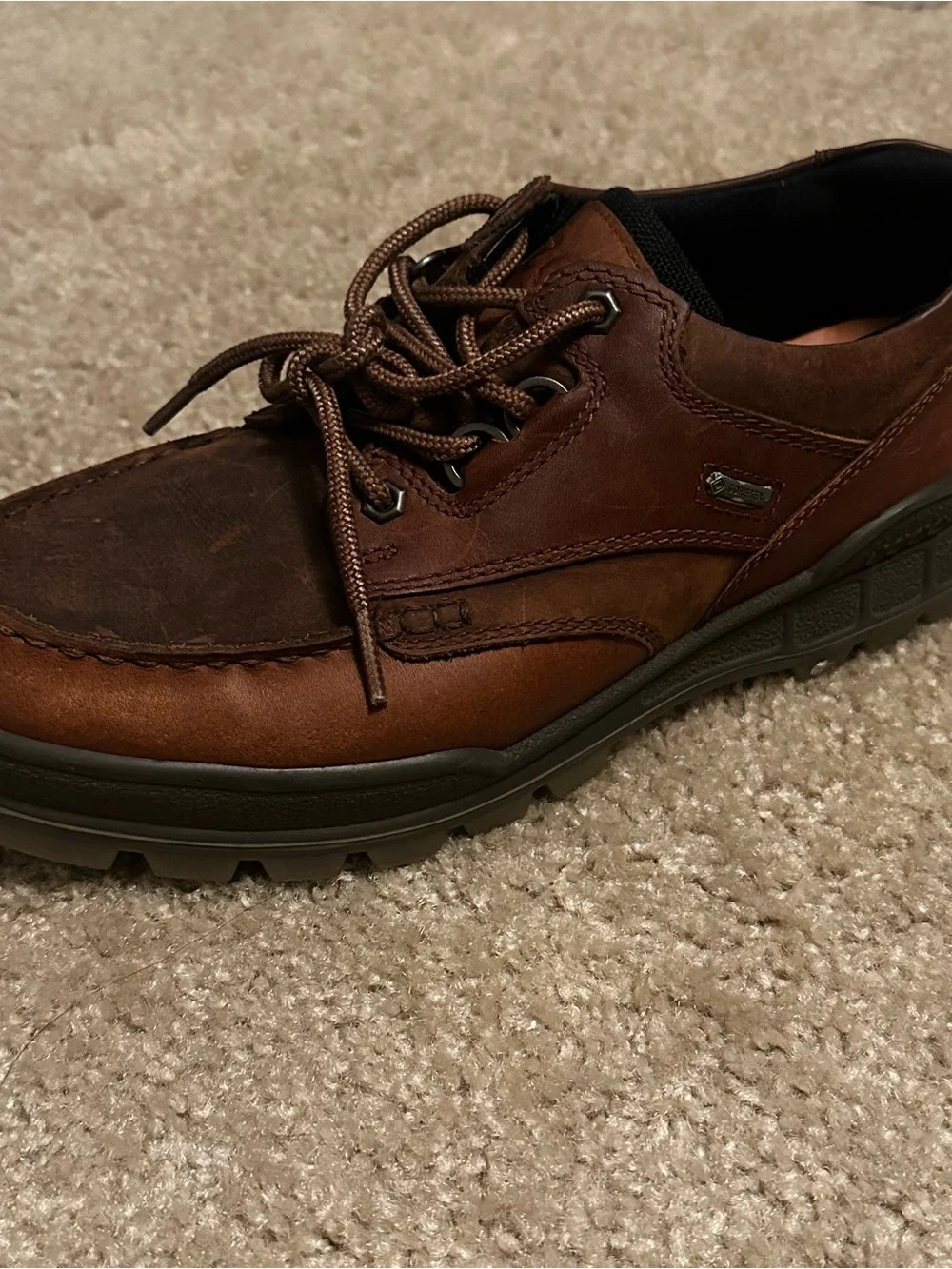 ECCO Men’s Track 25 Low Waterproof Gore-Tex Leather Shoes Brown EU 43 US 9–9.5